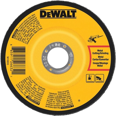 Dewalt 6" X 1/8" X 7/8" Metal Grinding Wheel DWA4513